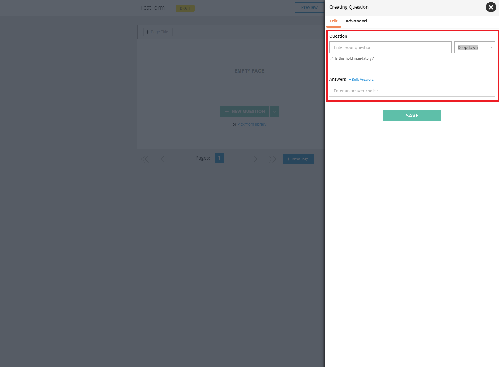 Creating EForms
